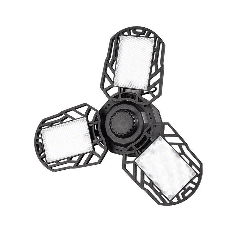 Folding 78/104 LED Garage Light E27 Daylight For Workshop Warehouse Ceiling Light