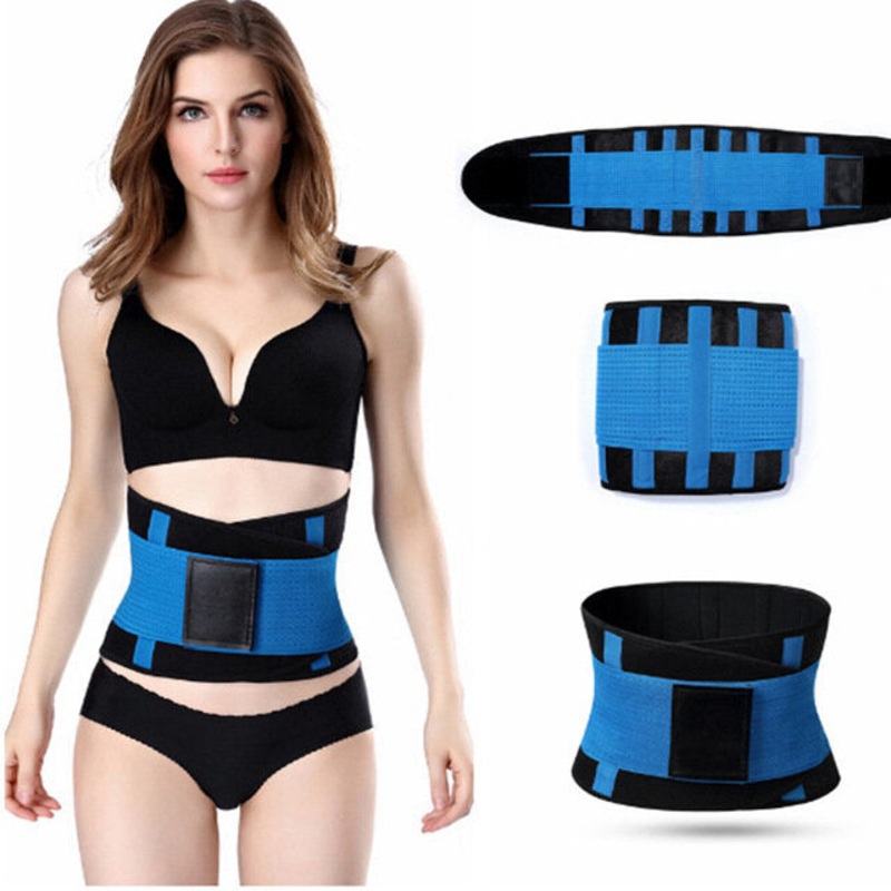 Women Waist Training Belt Waist Thigh Train Trimmer Belt Sport Trainer Body Slimming Body Shaper Back Support Fitness Waist Belt