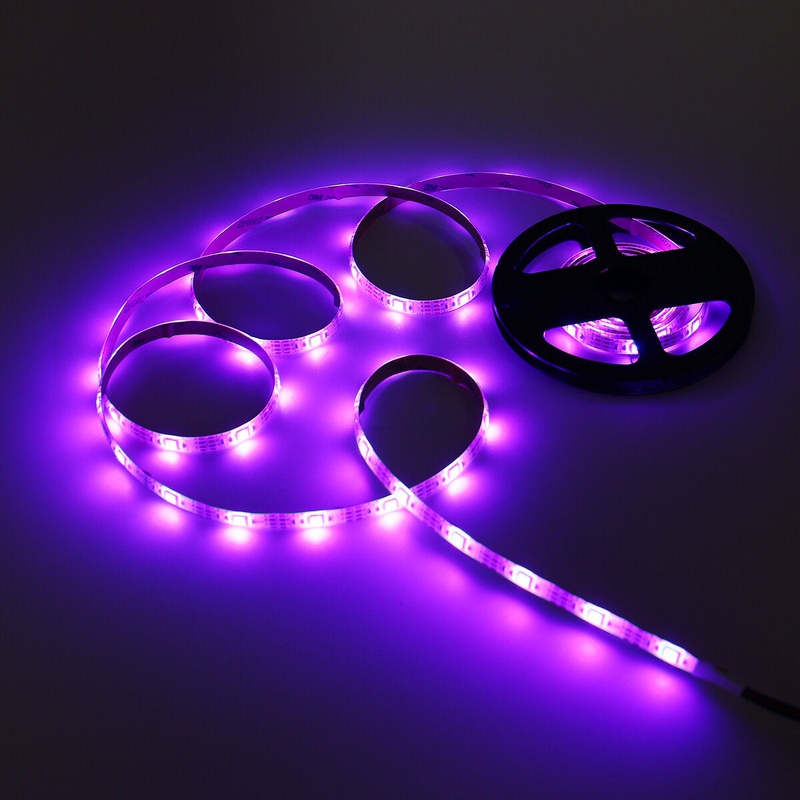 1M 3M 5M 5050 SMD RGB LED Strip Light Voice Wifi Phone Remote Control Home Lighting Decoration DC5V Christmas Decorations Clearance Christmas Lights