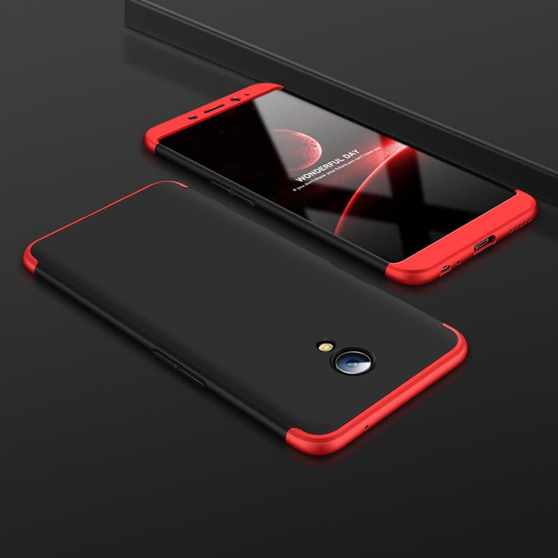 Bakeey 3 in 1 Double Dip 360 Full Hard PC Protective Case For Meizu M6S / Meizu Meilan S6