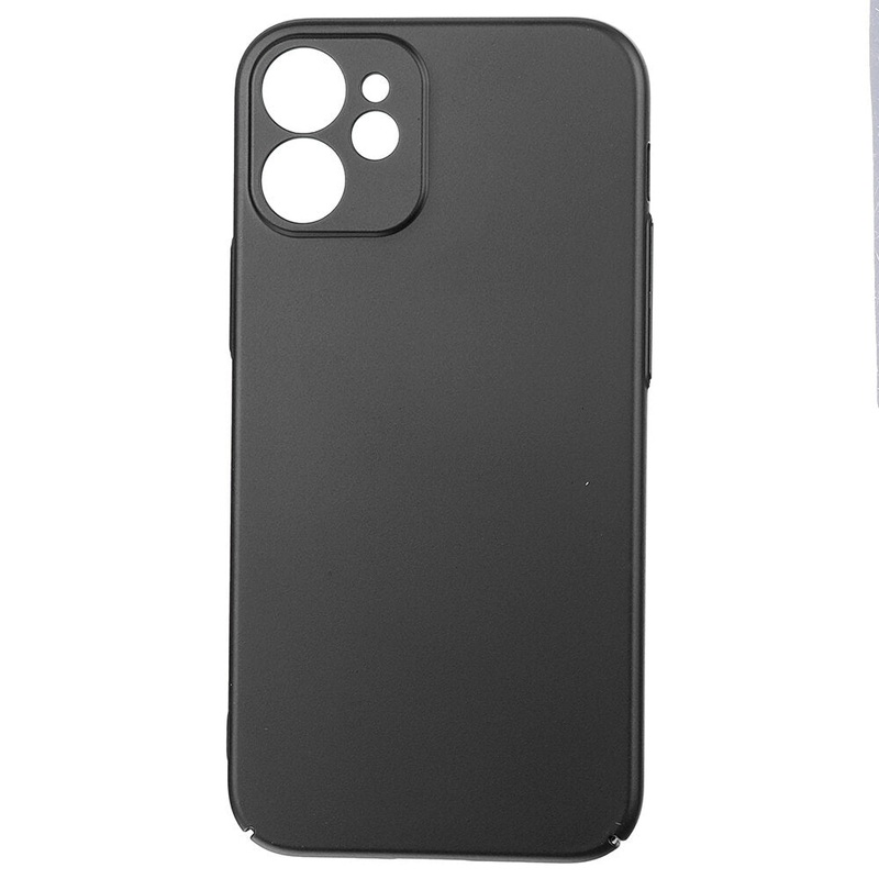 Bakeey for iPhone 12 Case Silky Smooth Micro-Matte Anti-Fingerprint Ultra-Thin with Lens Protector PC Protective Case
