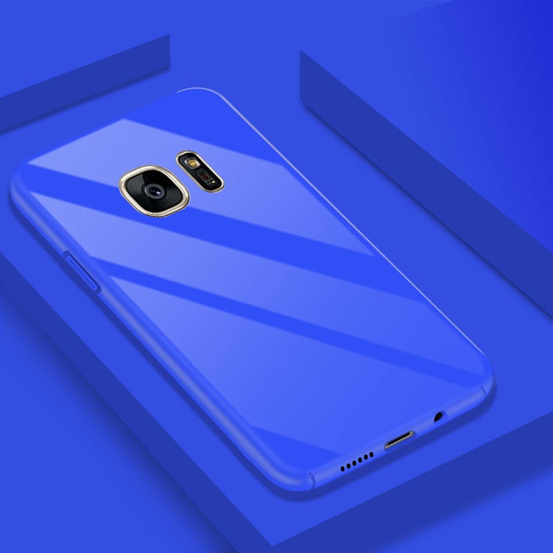 Bakeey Piano Paint Glossy Hard PC Protective Case for Samsung Galaxy S7