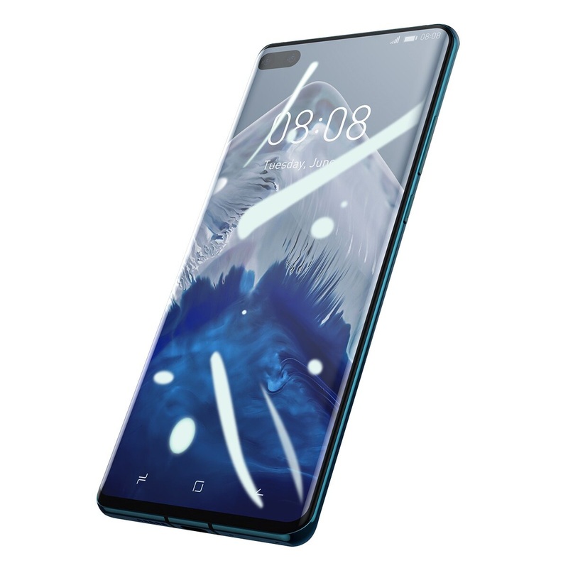 Baseus 2Pcs HD 0.15mm Ultra-thin Full Coverage Hydrogel Film Automatic-Repair Anti-Scratch Soft Screen Protector for Huawei P40 Pro Plus / Huawei P40 Pro / Huawei P40