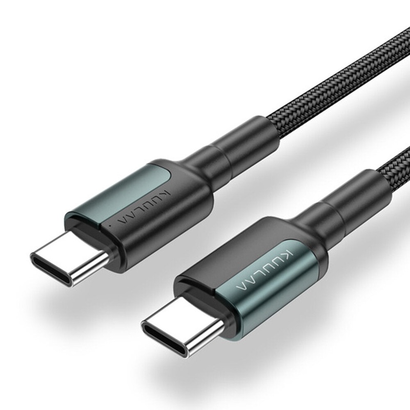 KUULAA 3A 60W Type C to Type C PD QC3.0 Fast Charging Data Cable For MI8 MI9 Oneplus 7 Pro Pocophone F1 Note 10 5G+