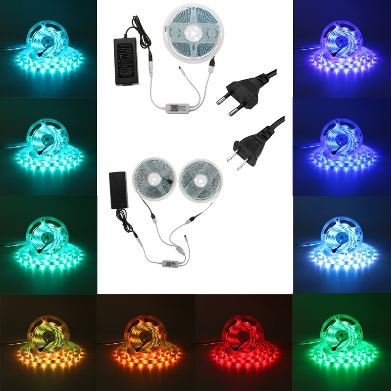 LED Strip Smart Music Doodle LED Lamp Belt WiFi Wireless APP Control Lamp Bar IP65 Waterproof  Christmas Decorations Clearance Christmas Lights