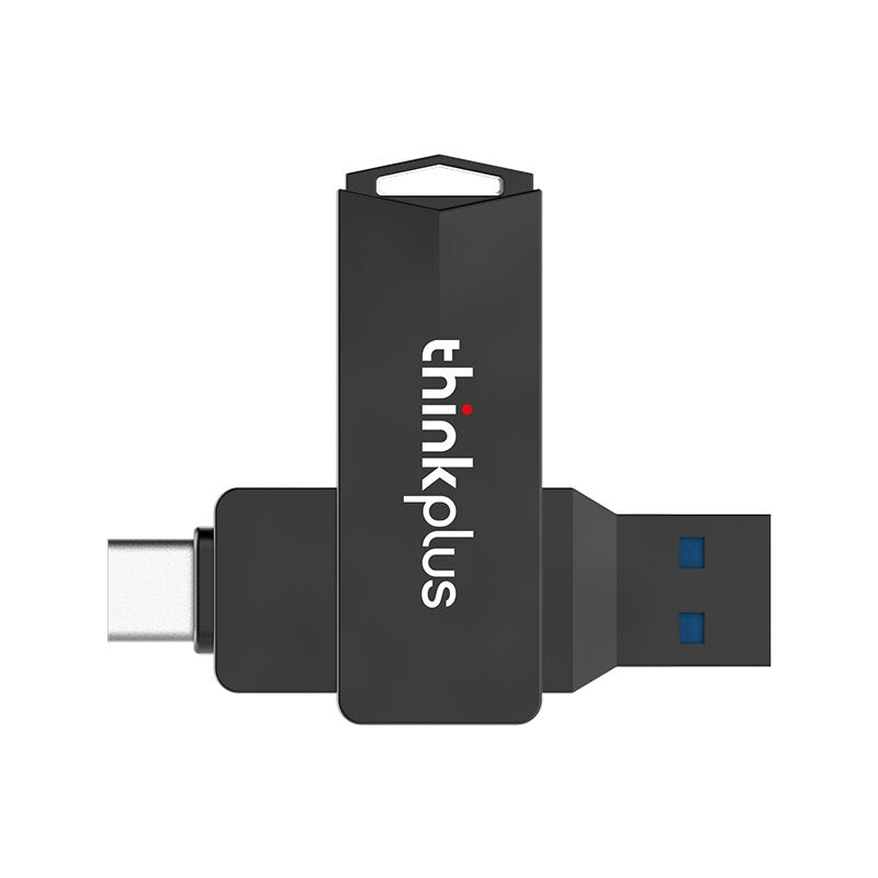 Lenovo Thinkplus MU254 USB C 3.1 Flash Drive High Speed Double-Headed 360 Rotation 32GB 64GB 128GB 256GB Support OTG Pendrive USB Disk for Mobile Phone / Laptop