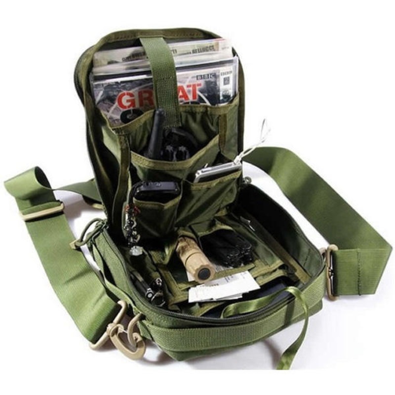 Men Women Nylon Sport Outdoor Tactical Army Ipad Shoulder Crossbody Bag