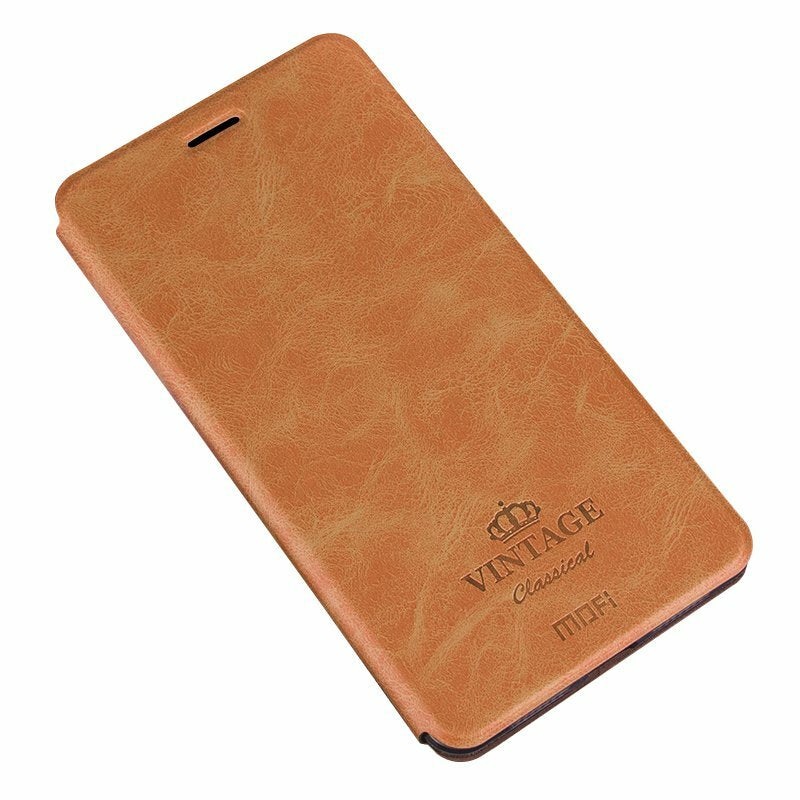 MOFi Business Credit Card Slot Kickstand PU Leather Flip Case For iPhone X