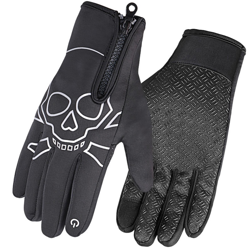 Wrist Winter Warm Windproof Fleece Lining Gloves Touch screen Full Finger Mountaineering Skiing Cycling Glove