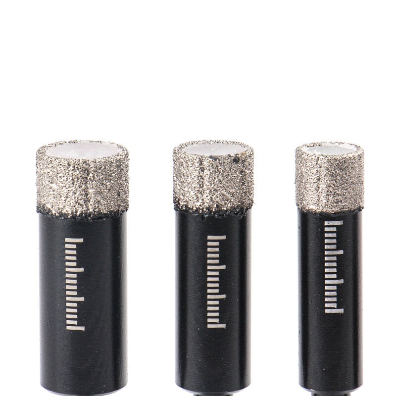 6/8/10/12mm Hex Handle Vacuum Brazed Diamond Dry Drill Bits Hole Saw Cutter for Granite Marble Ceramic Tile Glass Stone