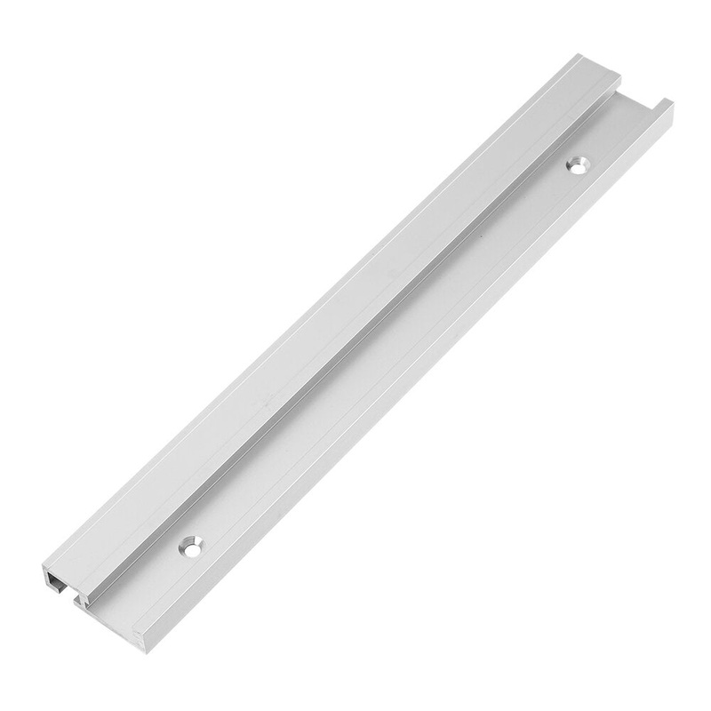 Drillpro Aluminum Alloy 45 Type T-slot T-track Miter Track Jig Fixture Slot 45×12.8mm For Table Saw Router Table Woodworking Tool