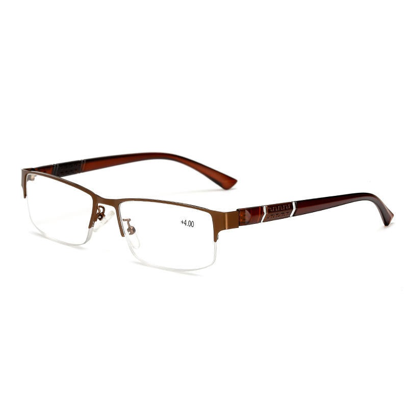 Men Women Round Half-Frame Readers Reading Glasses Stylish Retro Computer Glasses