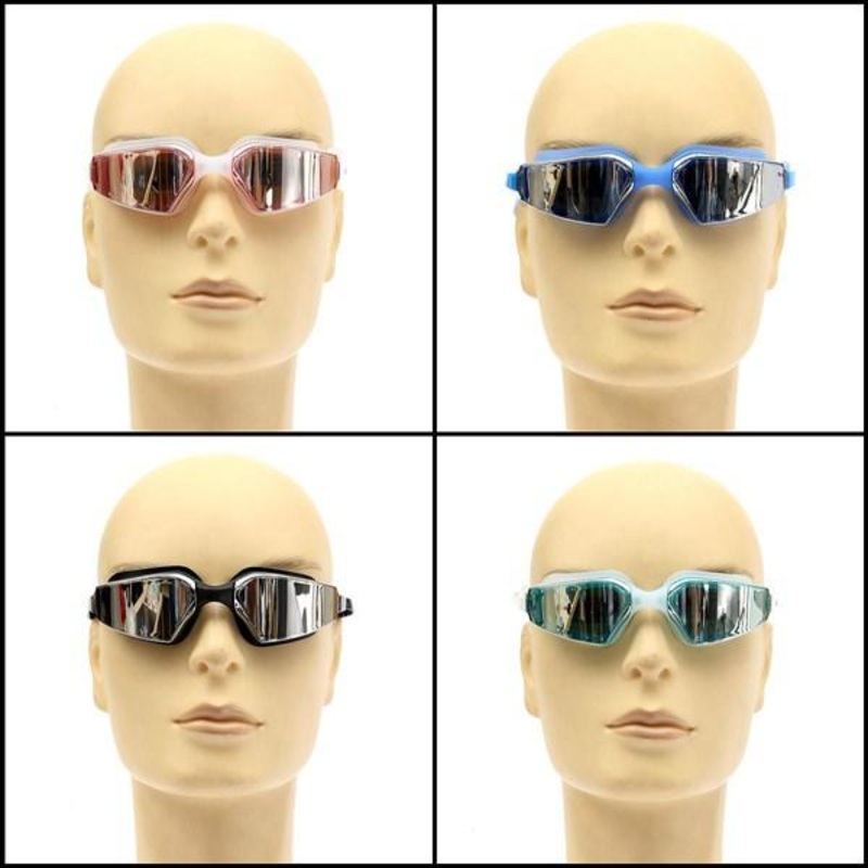 Plating Adult  Swimming Goggles Adjustable Swimming Glasses