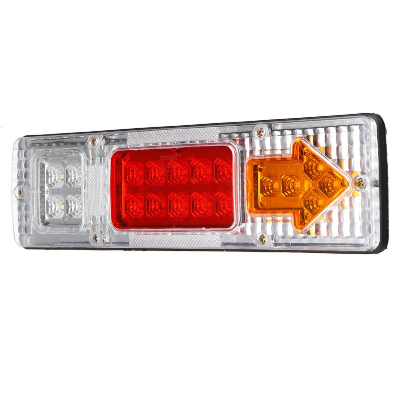12V/24V Electronic LED Rear Arrow Tail Brake Light For Speedboat Car Trailers Bus