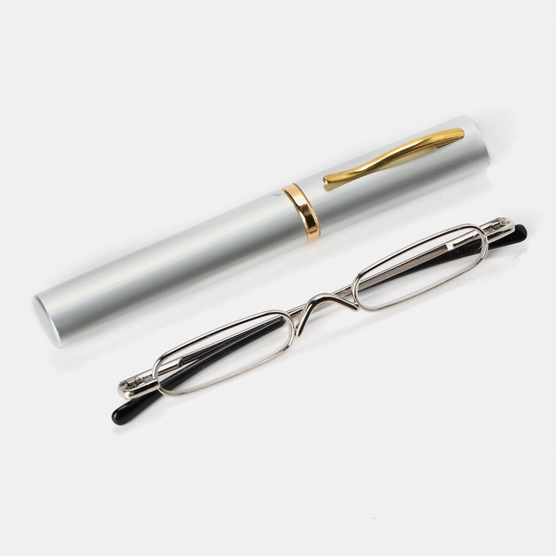 6 Color Mini Reading Glasses With Pen Holder