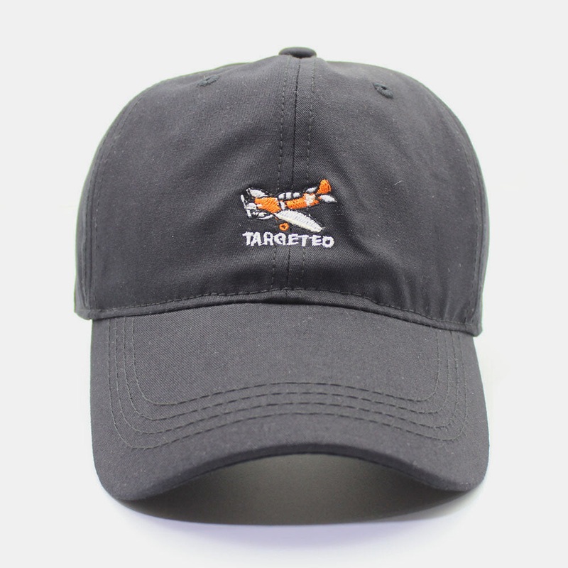 Men Acrylic Embroidery Cartoon Printing Street Trend Casual Outdoor  Sport Curve Brim Visor Baseball Hat