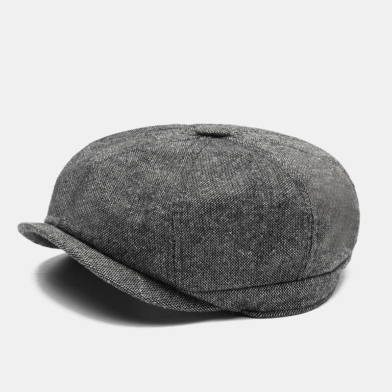 Unisex British Retro Beret Caps Painter Hat Octagonal Cap Newsboy Hat