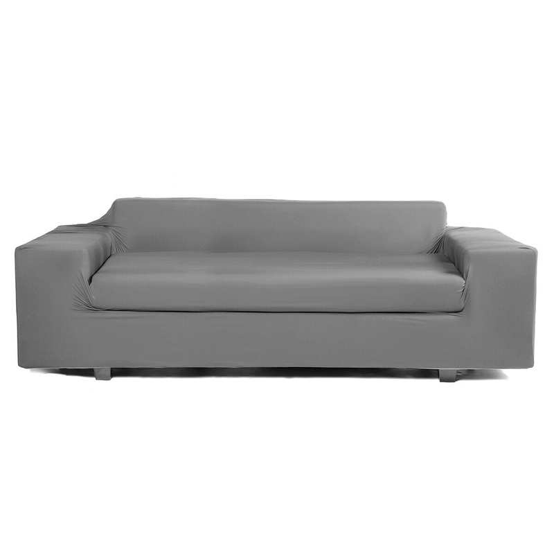 1/2/3/4 Seaters Elastic Sofa Cover Universal Chair Seat Protector Couch Case Stretch Slipcover Home Office Furniture Decoration Blue