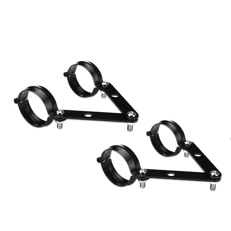 41-60mm Motorcycle Headlight Mounting Bracket Adjuster Universal Fork Mount Clamp Head Lamp Metal Holder