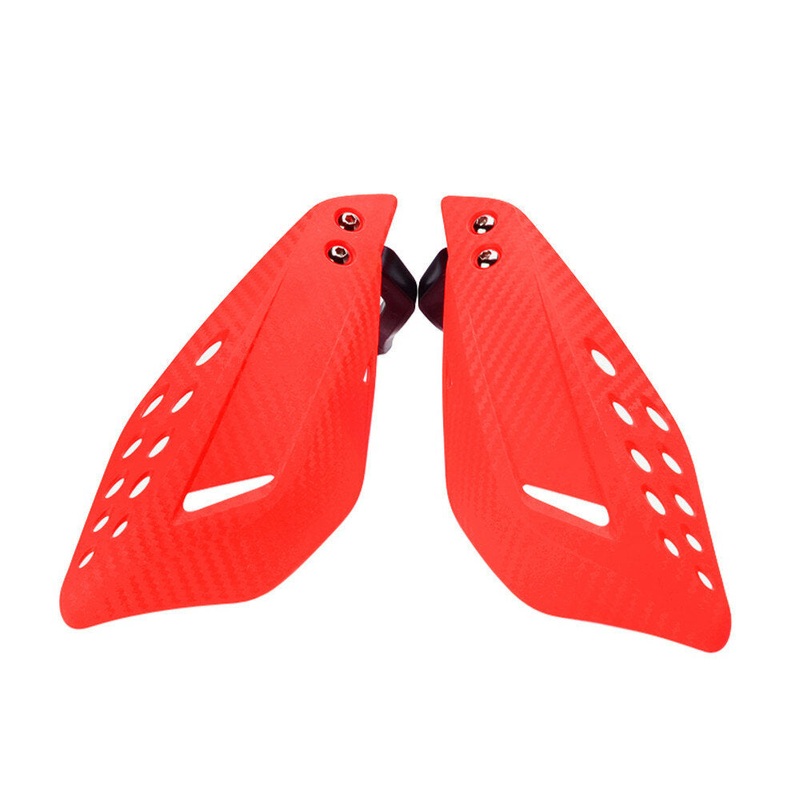 7/8 22mm 7 Color Universal Motorcycle Double-sided Carbon Fiber Anti-fall Hand Guards Protect The Brake Lever Windshield Handle Device