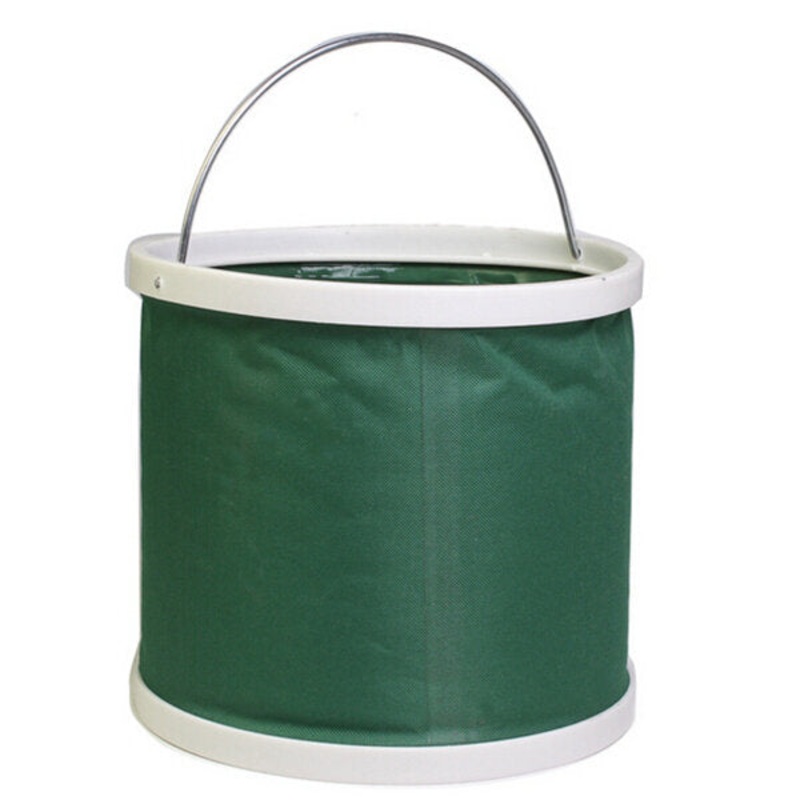 9L Holding Bucket Multifunctional Portable Bucket Car Washing Bucket Oxford Cloth Bucket
