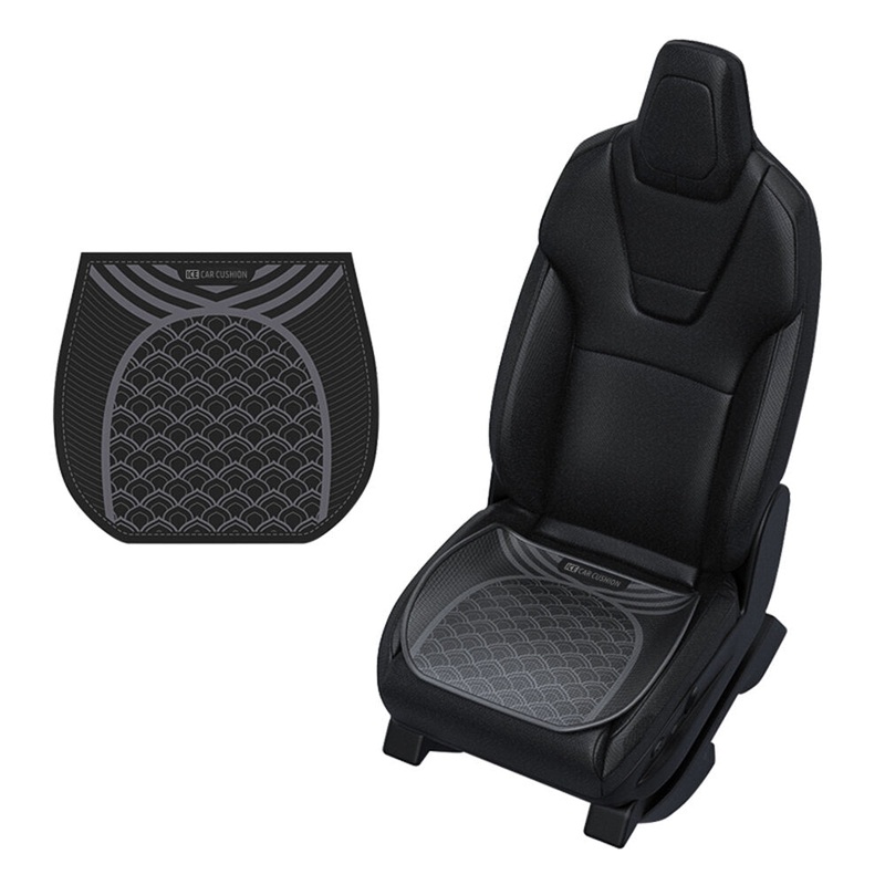 COOLBOX 12V Car Cool Seat Cover Cushion Smart Constant Temperature Ice Pad Waterproof Sunscreen Automatically Fast Cooling with Water Tank
