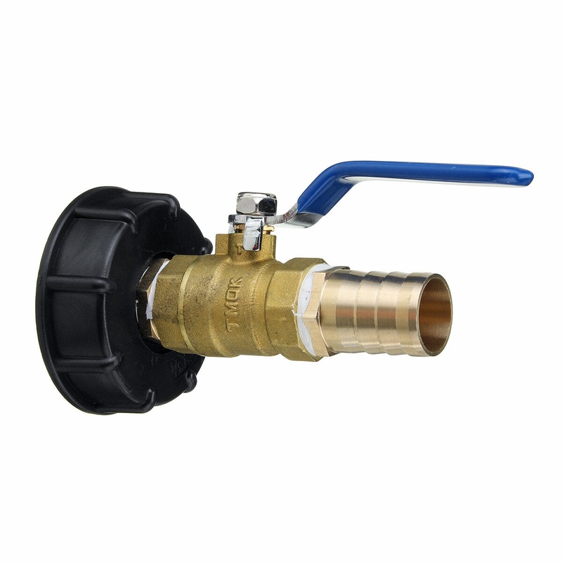 IBC Water Tank Faucet  Outlet Fitting Connector Durable Brass Replacement Tool Garden