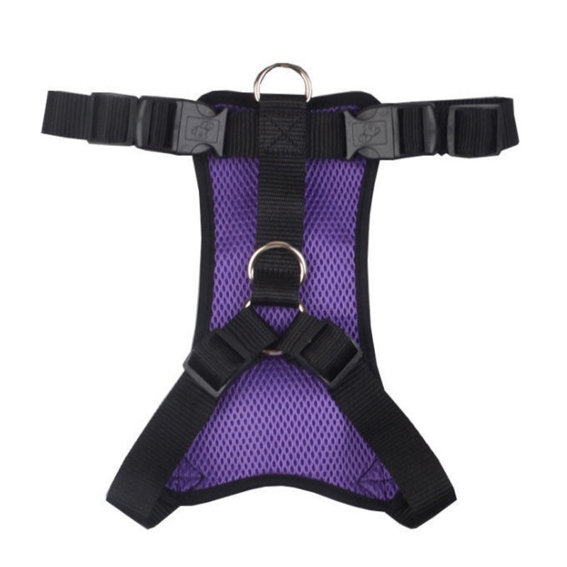 Pet Vehicle Safety Chest Strap Soft Oxford Mesh Dog Car Seat Belt Harness For Medium small Dogs
