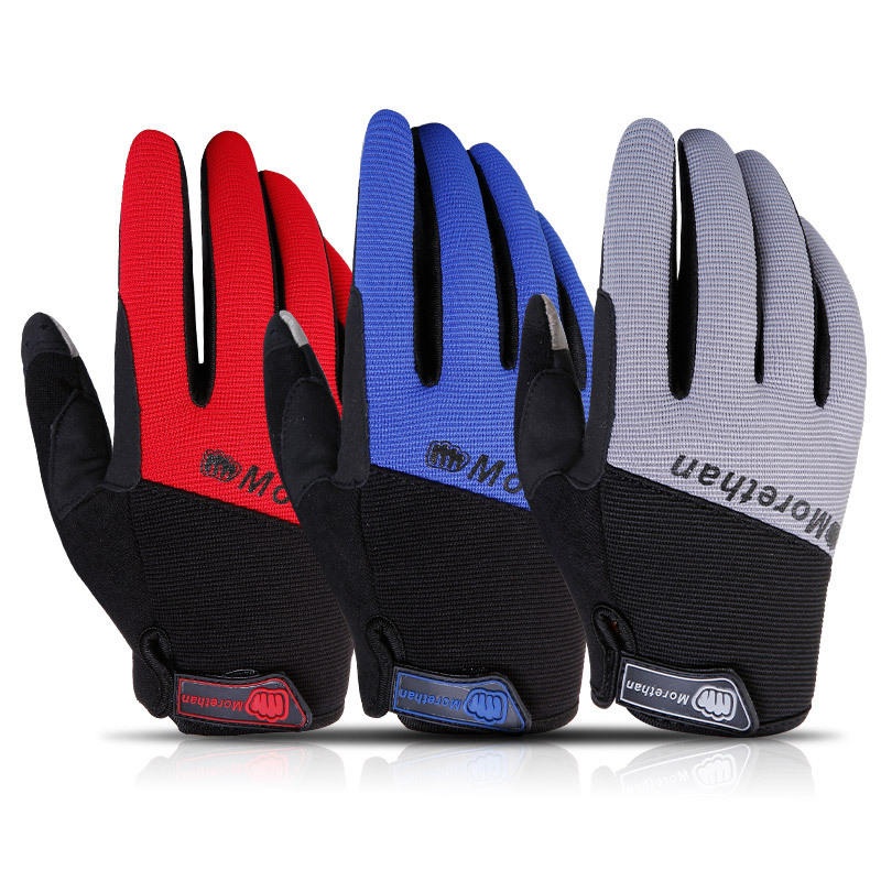 Touch Screen Full Finger Gloves Racing Motorcycle Cycling Bicycle BMX MTB Bike Riding