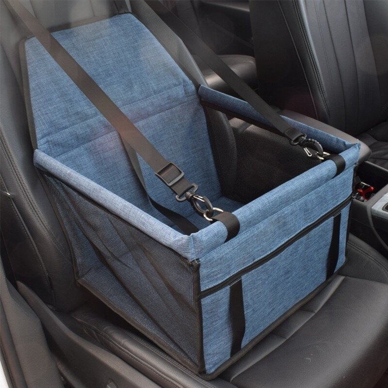 Waterproof Scratch Proof Dog Car Seat Basket Front Row Bag Pet Mat With Adjustable Straps