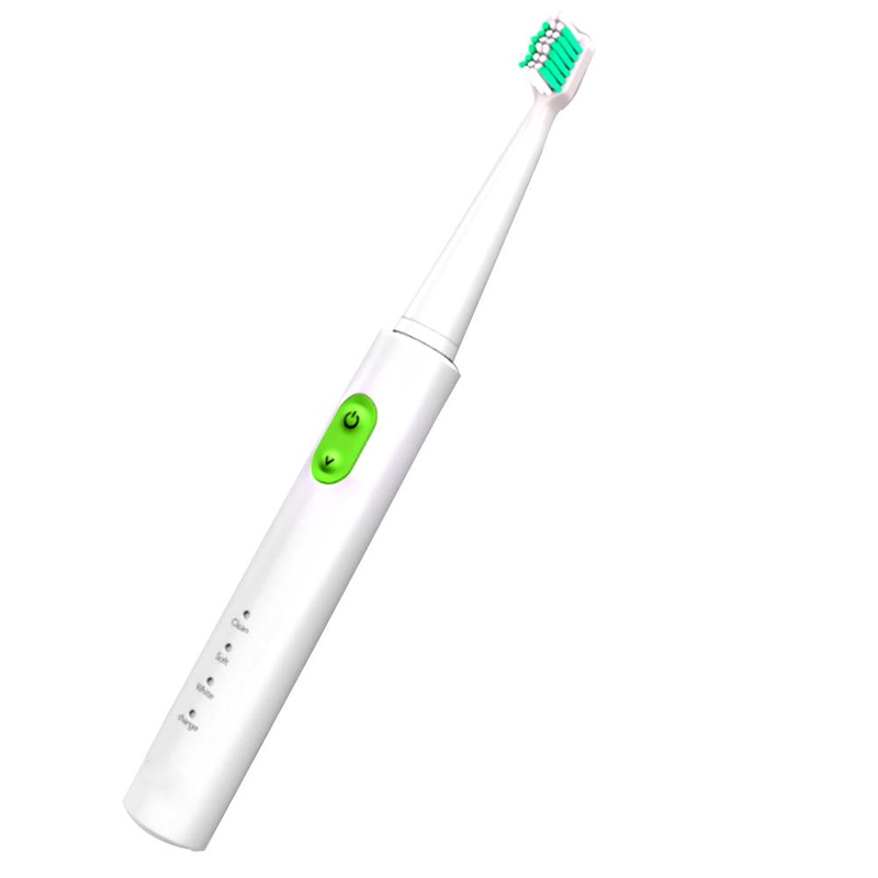 3 Mode Sonic Wave Electric Toothbrush USB Fast Charge Waterproof 4 Brush Head