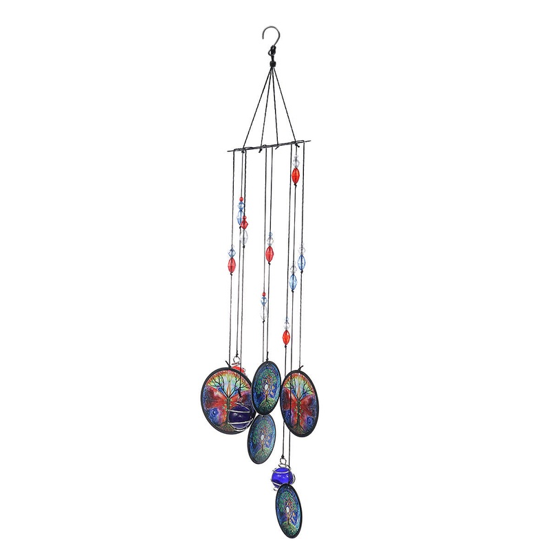Colorful Wind Chimes Crystal Ball Prism Hanging Window Craft Gift Home Garden Decorations