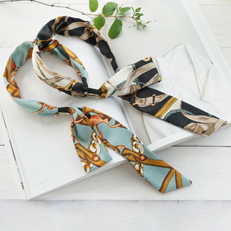 Bohemian Temperament Satin Streamer Headband Bow Tie Headband