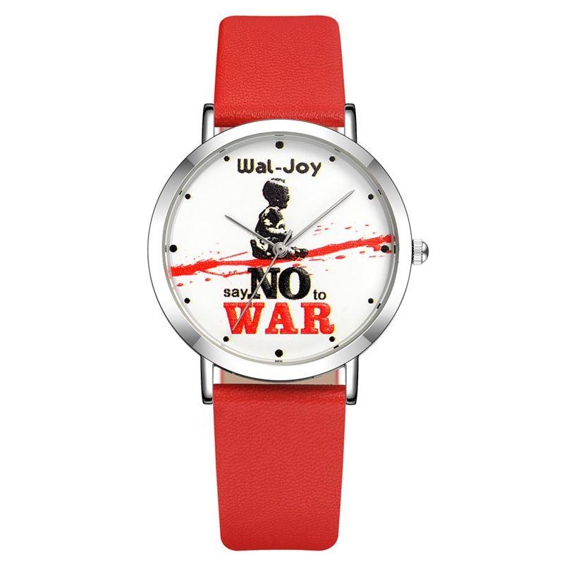 Simple Fashion Leather Strap Student Watch Unisex Quartz Watch