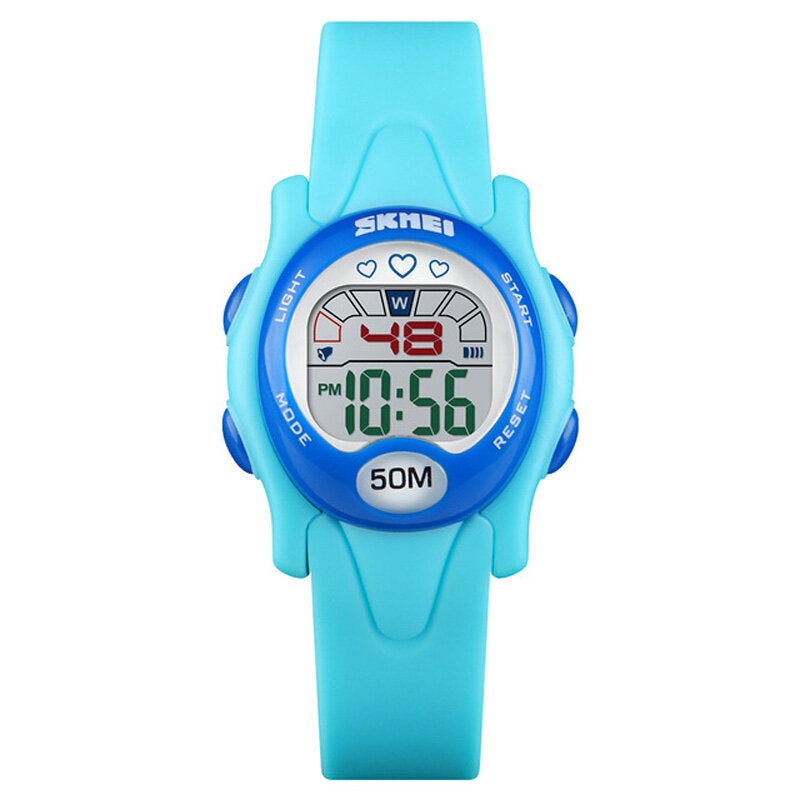 SKMEI 1478 Fashion Children Watch Date Week Display LED Light Kids Waterproof Christmas Digital Watch
