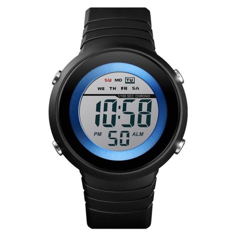 SKMEI 1497 Simple Design Back Light LED 50M Waterproof Chronograph Week Digital Watch Men Watch