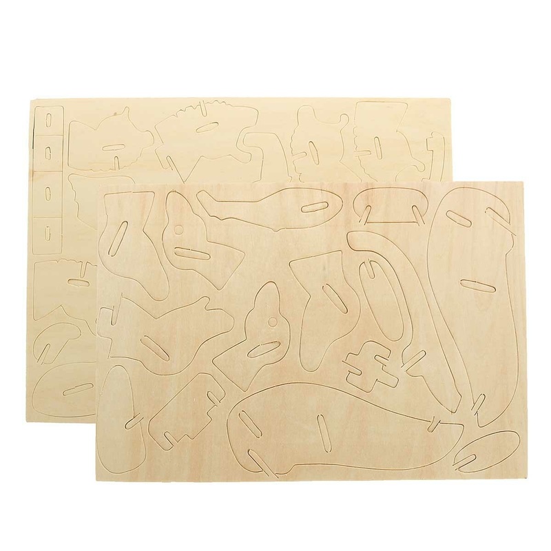 Wooden 3D Puzzle Jigsaw Dragon Snake Animal Shaped Puzzles Toy Kid’s Child’s Educational Toys Gift