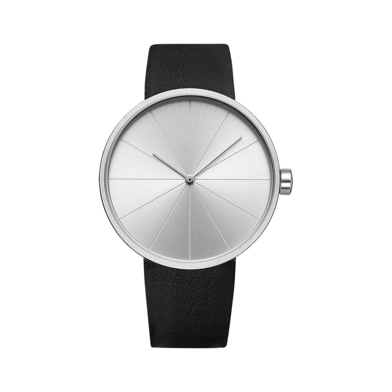 YAZOLE 520 The Turntable Simple Art Dial Leather Strap Men Casual Quartz Watch