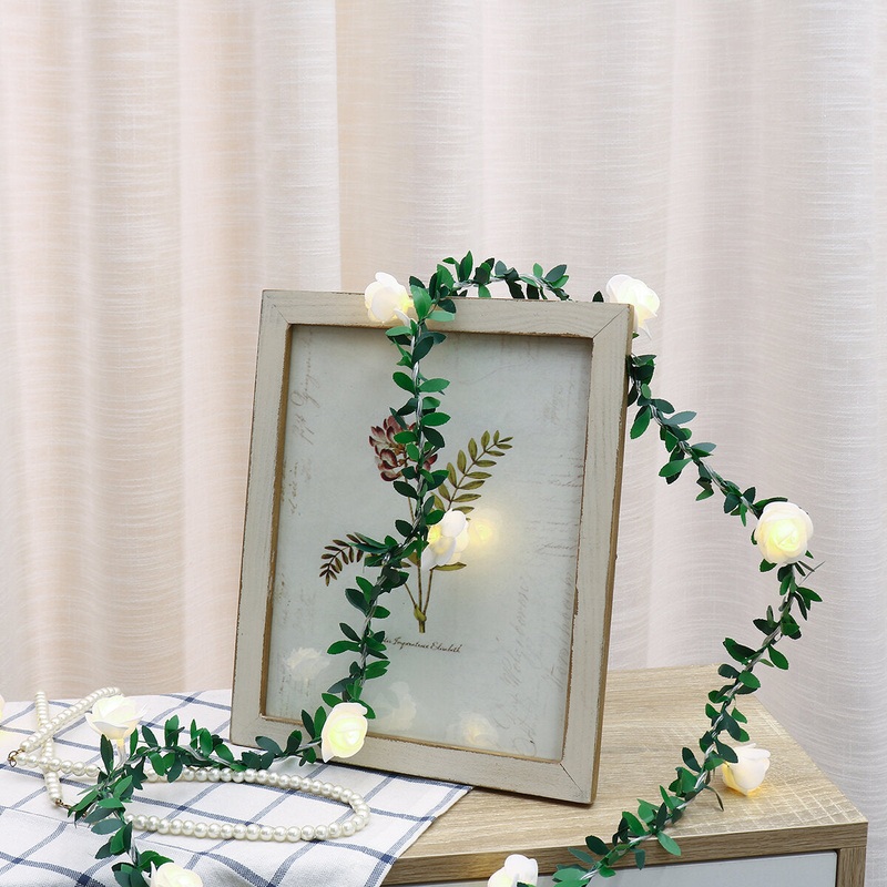 10/20/40 LED USB Powered Artificial Rose Flower Fairy Lights String Wedding Party Home Christmas Decor