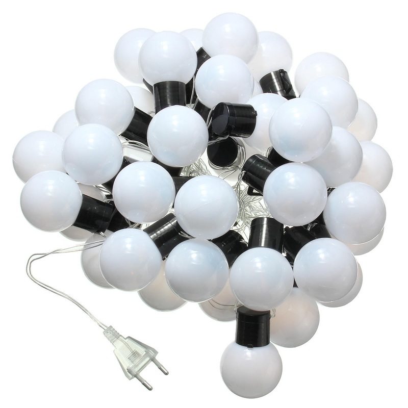 10m 38 Balls LED String Fairy Lights Party Xmas Wedding Holiday Lamp 220V EU Plug