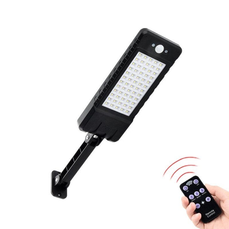 60LED/120COB Solar Lamp Motion Sensor IP65 Wall Light  Outdoor Remote Control
