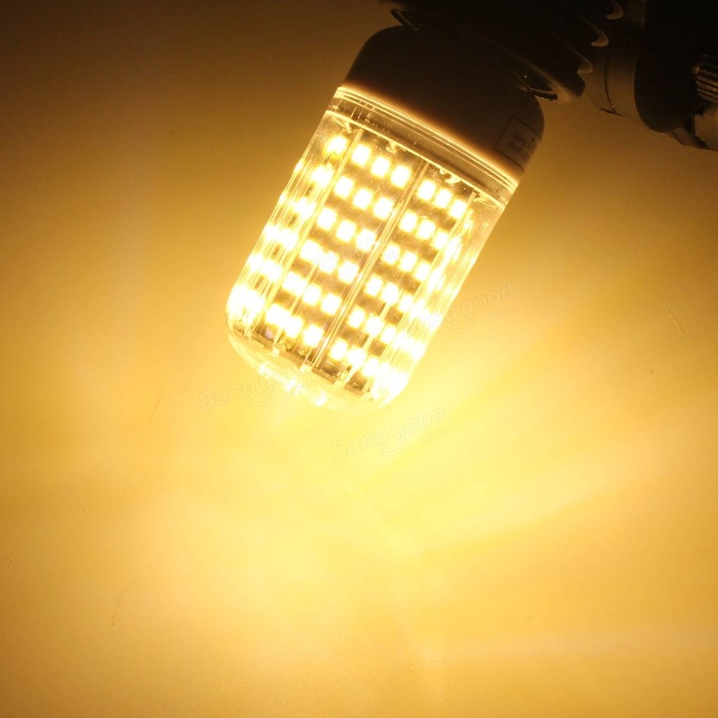 E14 B22 E27 11W LED 2835 SMD Warm White / White Cover Corn Light Lamp Bulb Non-Dimmable AC 110V