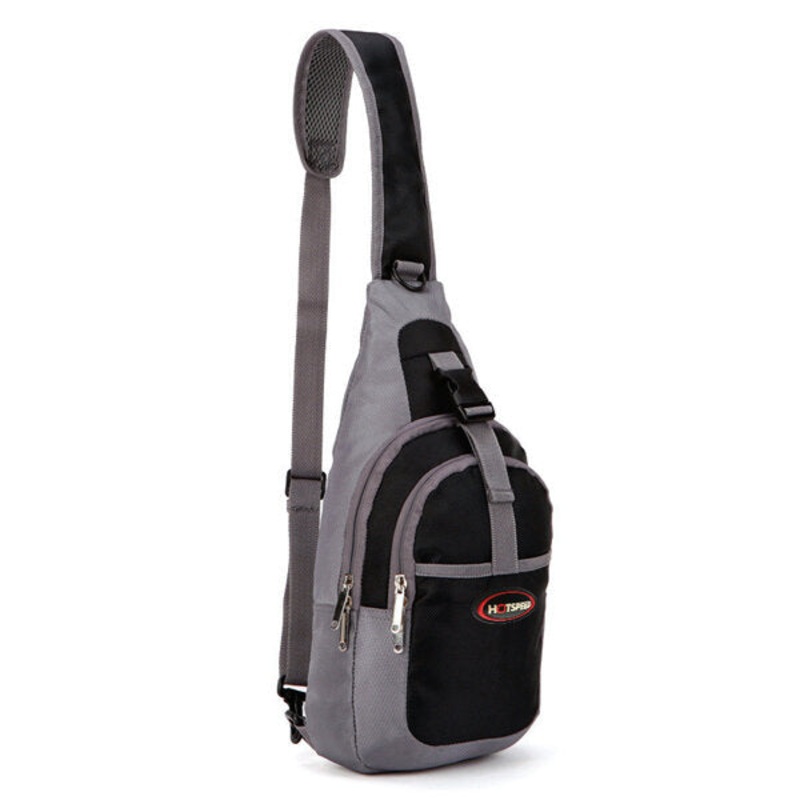 Men Women Waterproof Sport Chest Pouch Shoulder Crossbody Bag
