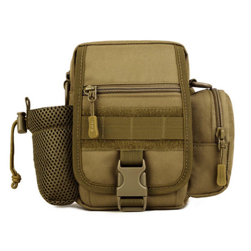 Tactical Multifunction Sports Riding Waist Bag Capacity Shoulder Kettle Bag
