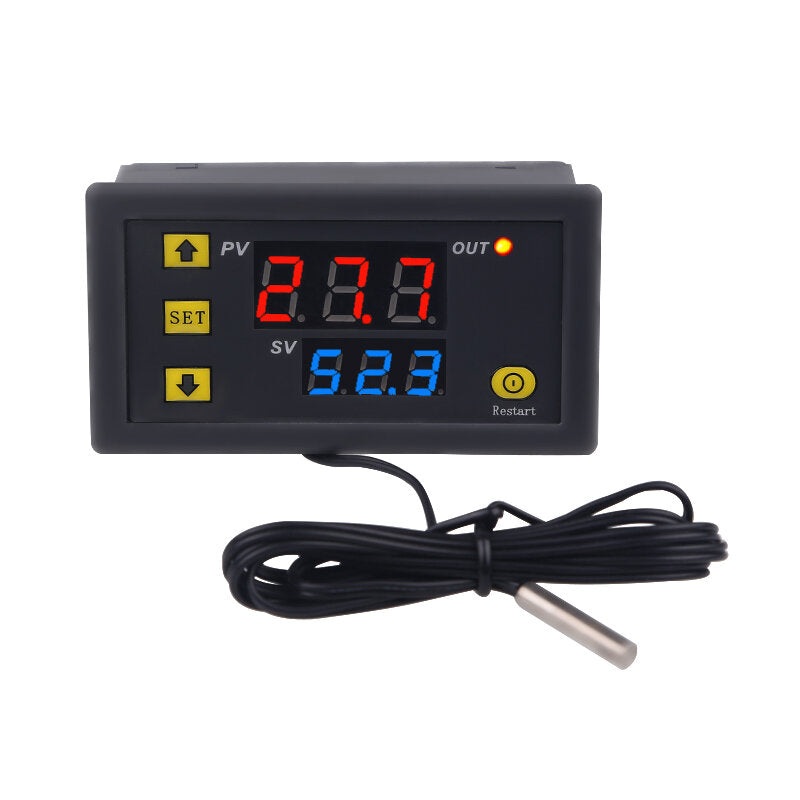 5PCS DC24V Temperature Controller Digital Display Thermostat Module Temperature Control Switch Micro Temperature Control Board