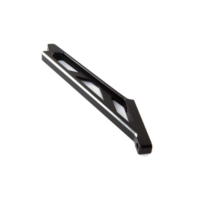 Losi Chassis Brace Front Black Aluminum: DBXL-E LOS351006