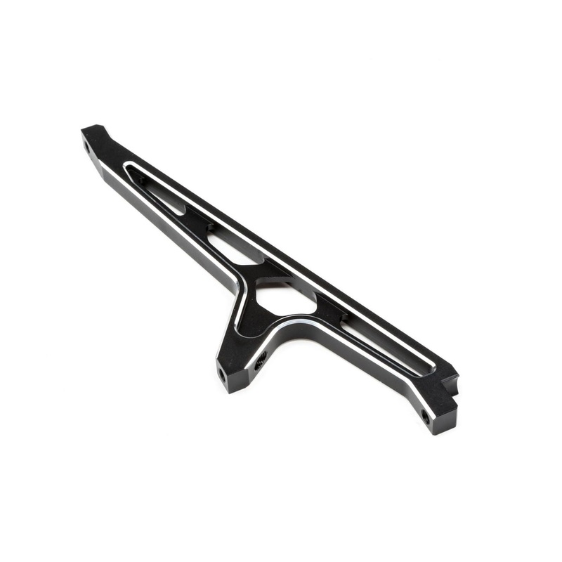 Losi Chassis Brace Front Black Aluminum: MTXL LOS351004