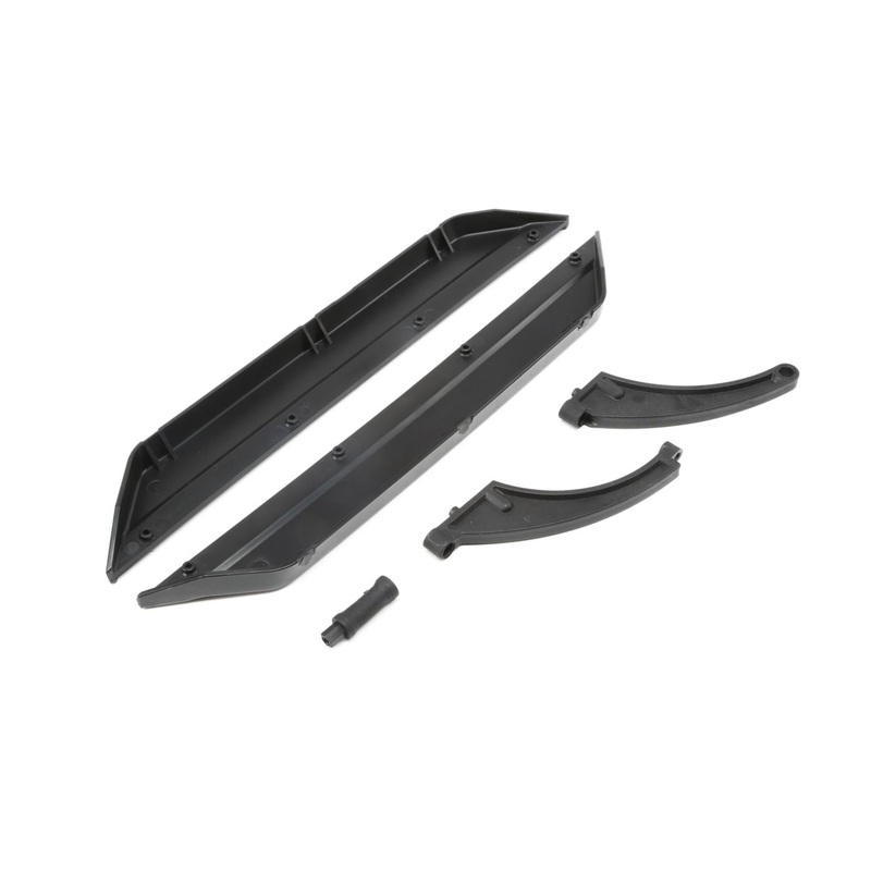Losi Chassis Side Guards and Braces: DBXL-E LOS251051