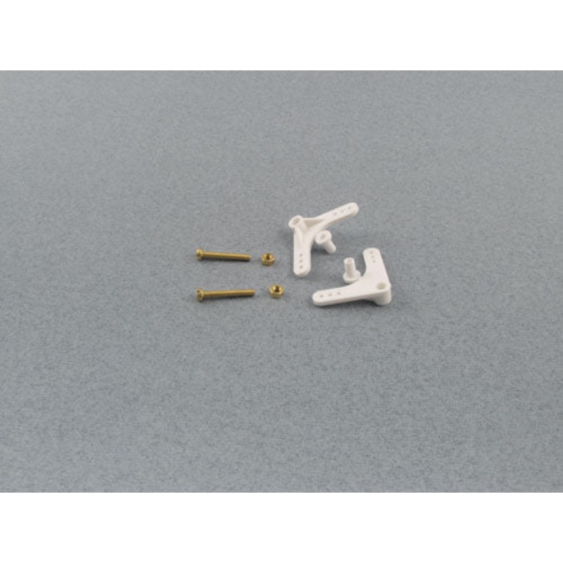 Radio Active 90 deg Bell Crank w/hardware (pk2) RCA110