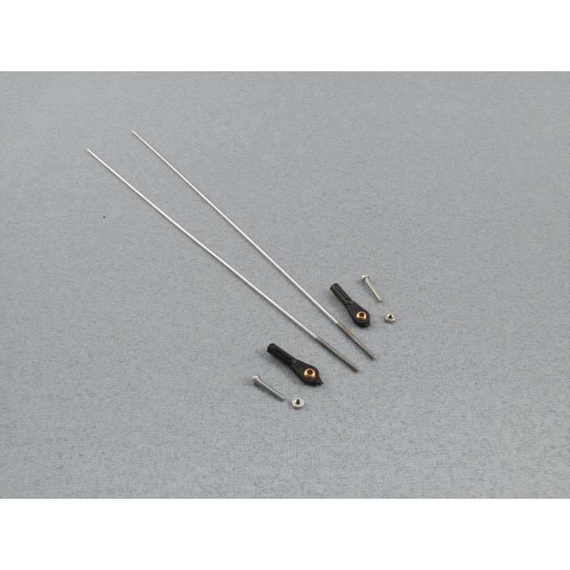 Radio Active Ball Joint M2 & Screw Nut w/200mm M2 Pushrods (pk2) RCA138